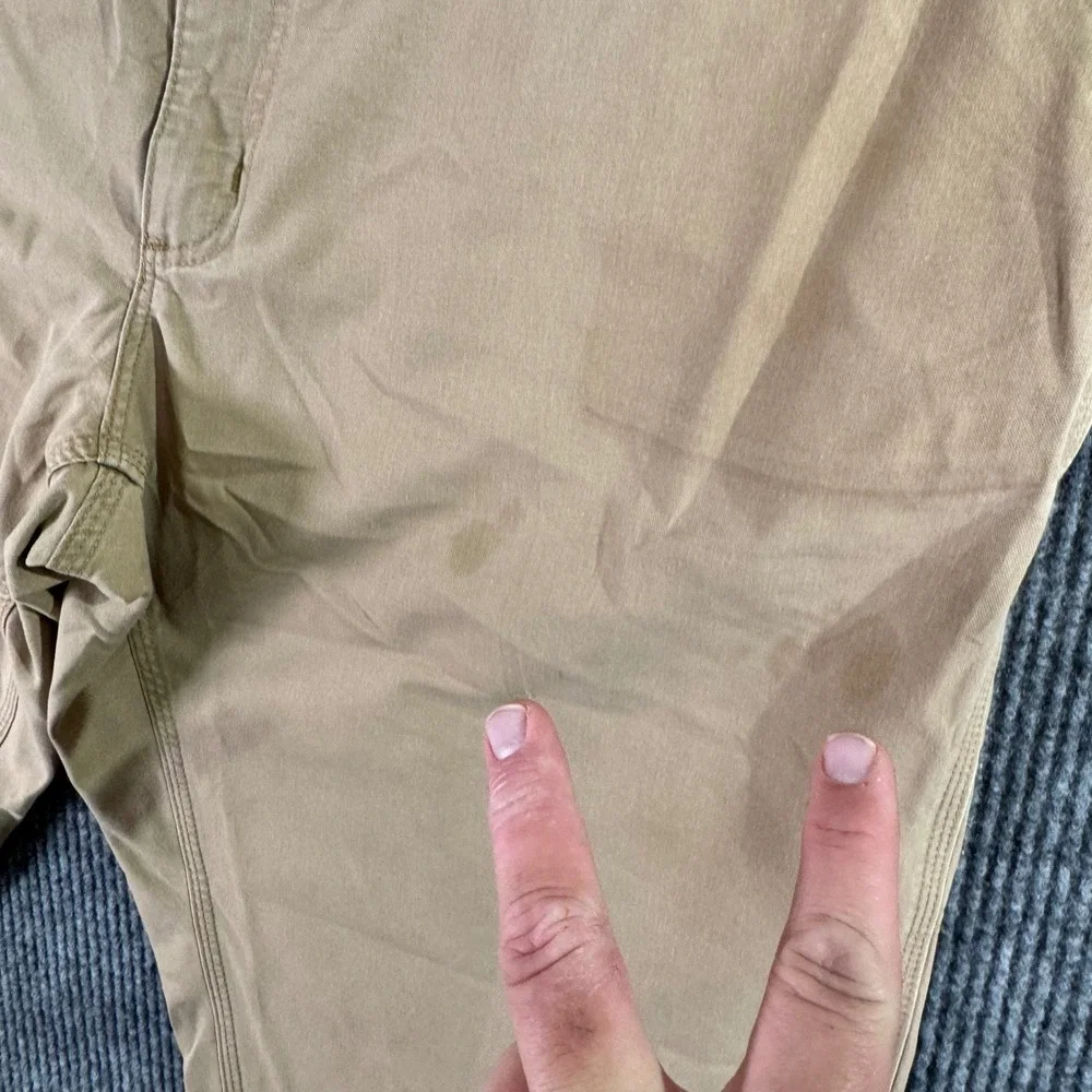 Carhartt Carpenter Pants‎ Mens 44x30 Beige Canvas Utility Workwear Y2K Gorpcore